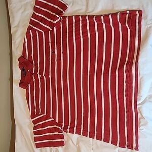Polo by Ralph Lauren Red Striped Polo